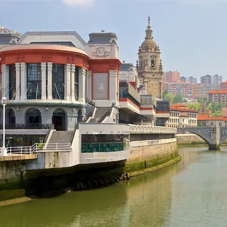 3 Hab Dobles, 2 Banos, Ac, Junto Al Casco Viejo Ol Appartamento Bilbao